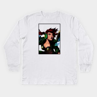 Arcade Kaisa [PopArt] Kids Long Sleeve T-Shirt